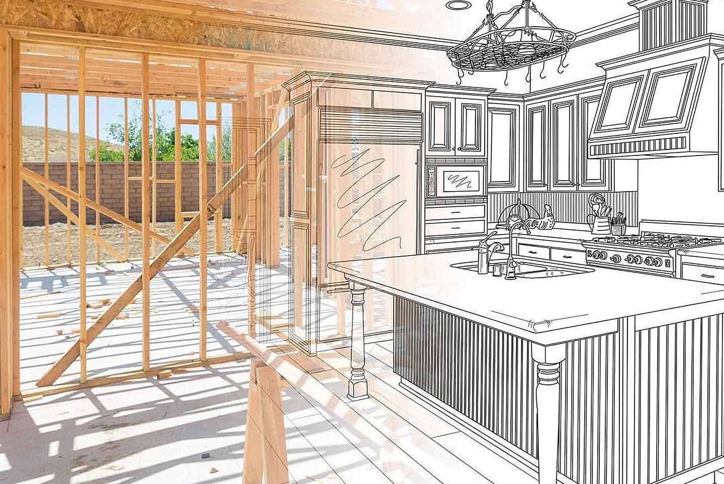 Design to build home construction