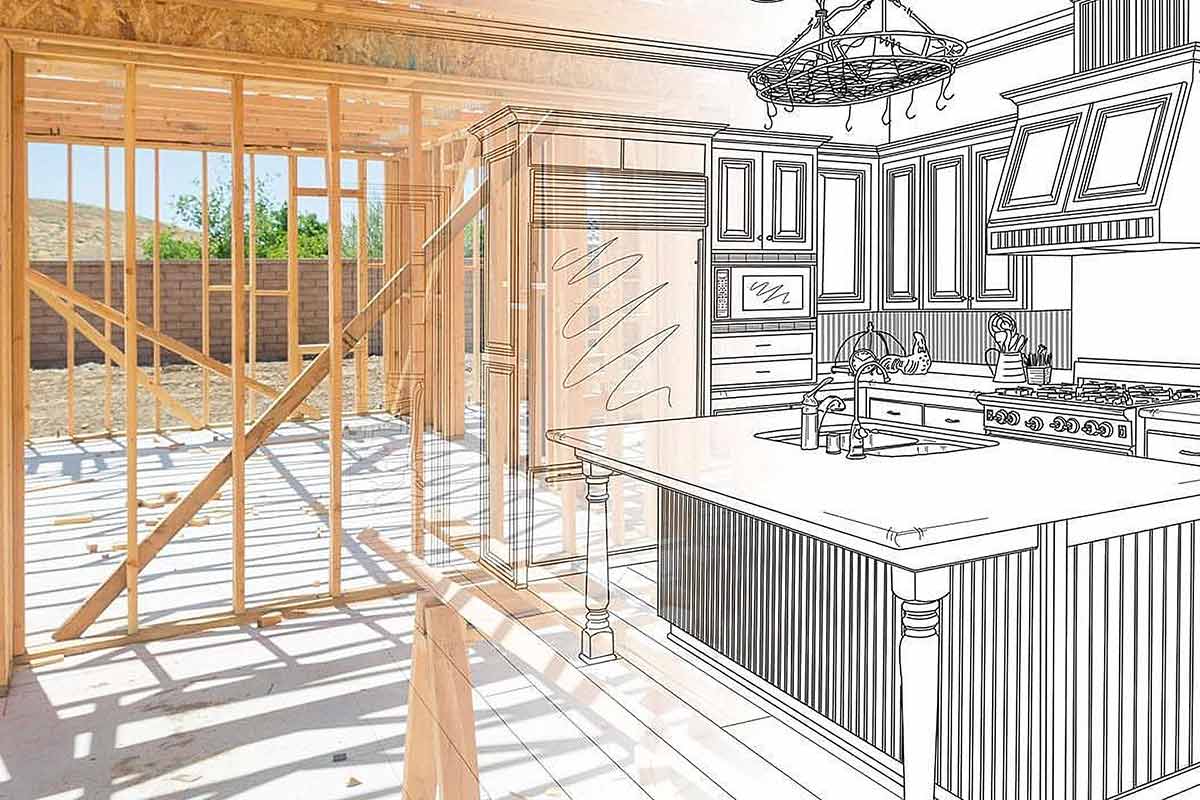 Custom home render on your lot