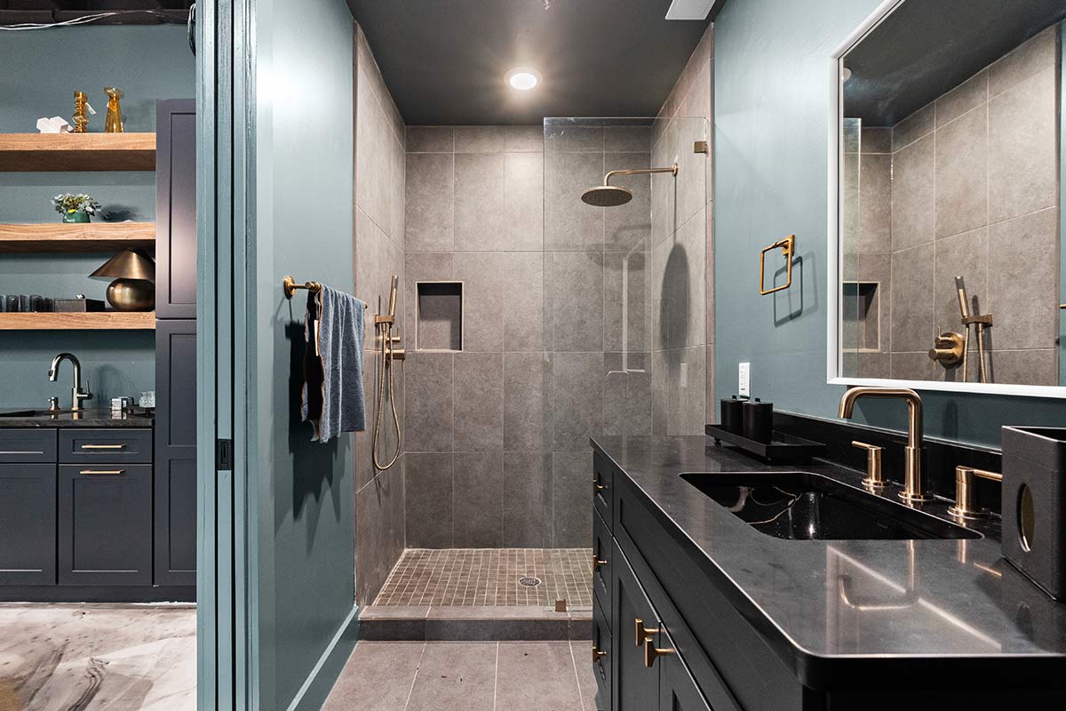 Remodeled bathroom in San Antonio